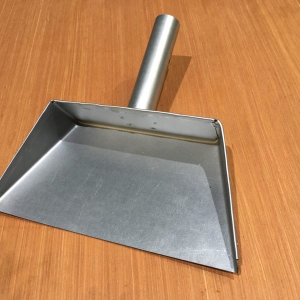 Metal Dustpan, hand-made from re-cycled material